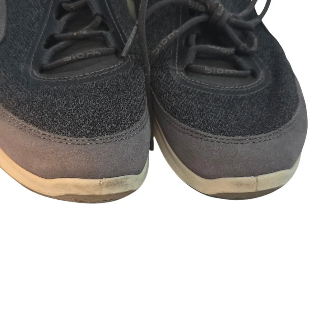 ECCO BIOM Gray Knit Nubuck Sneaker EU 38 Natural Motion Walking Gorpcore